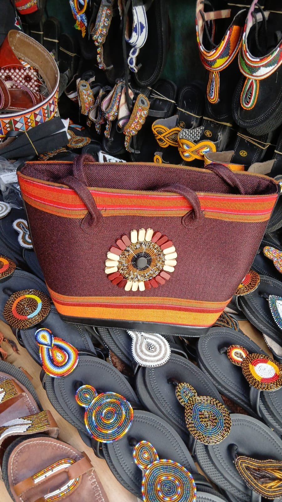 Decorated handbag