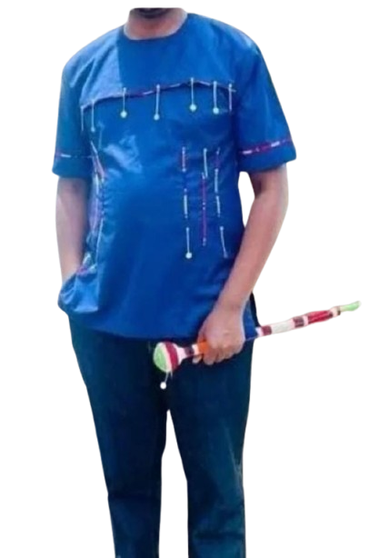 Maasai beaded shirt