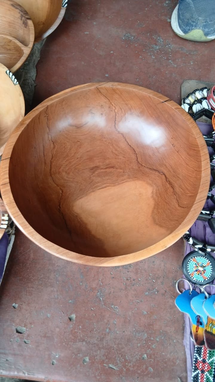 Large wooden plate