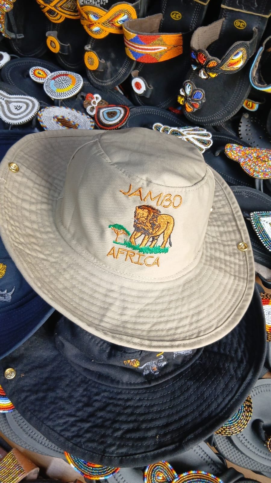 Safari decorated hat