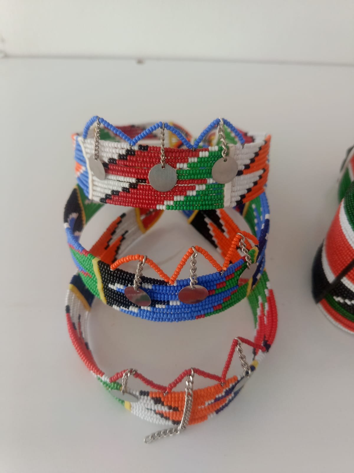 Beaded neck chokers